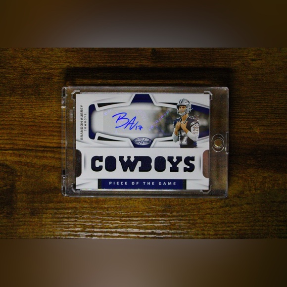 2025 Panini Certified Brandon Aubrey Cowboys Piece of the Game Autograph - Picture 1 of 2